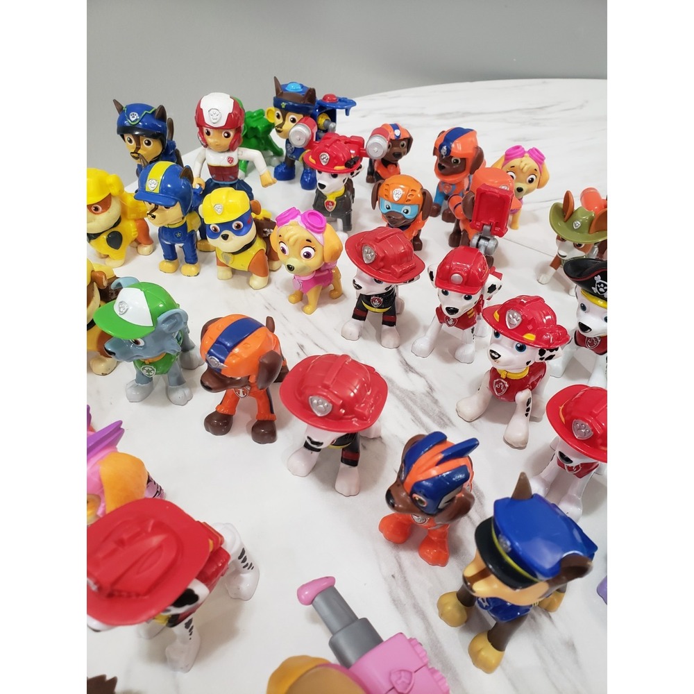 Lot 50 Paw Patrol Figures Rider Chase Marshall Skye Everest Zuma Mixed #3 - Picture 10 of 14